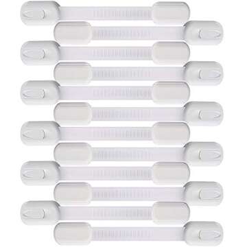 Vmaisi Adhesive Straps Locks - Childproofing Made Easy