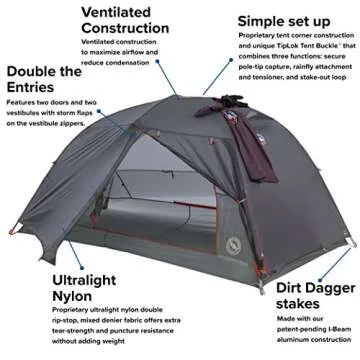 Big Agnes Copper Spur HV UL2 Lightweight Bikepacking Tent