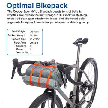 Big Agnes Copper Spur HV UL2 Lightweight Bikepacking Tent