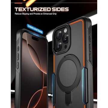 Poetic Neon Case for iPhone 16 Pro Max with Magnetic Stand