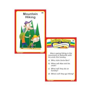 Auditory Memory Fun Deck for Listening Comprehension