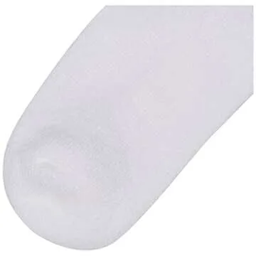 Jefferies Socks Girls Seamless Half Cushion Cotton Sport Athletic Crew Socks 6 Pair Pack