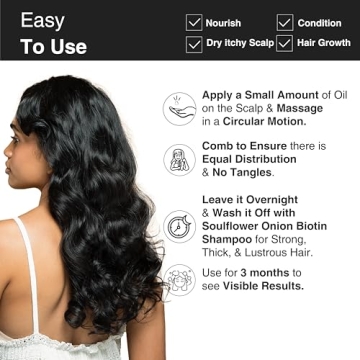 Soulflower Rosemary Castor Hair Oil for All Hair Types