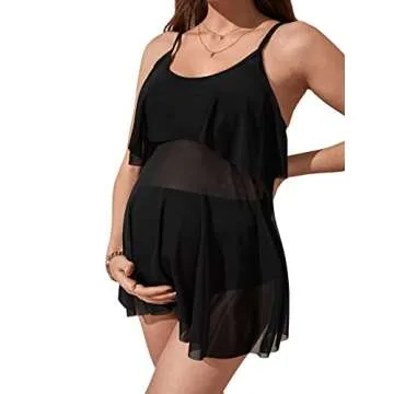 Stylish Verdusa Maternity Swimwear Dress for Beach Fun