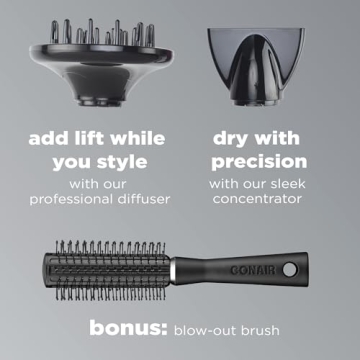 INFINITIPRO by CONAIR Hair Dryer Fast & Frizz-Free Styling