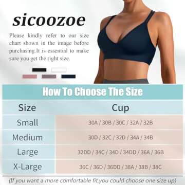 Stylish V-Neck Strappy Sports Bras for Active Women