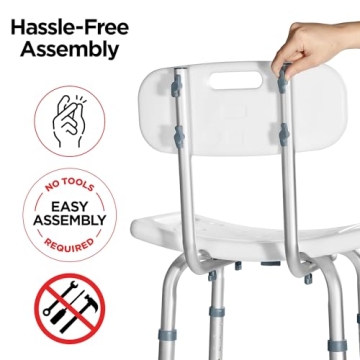 Comfortable Medical King Shower Chair Set of 3 Safety