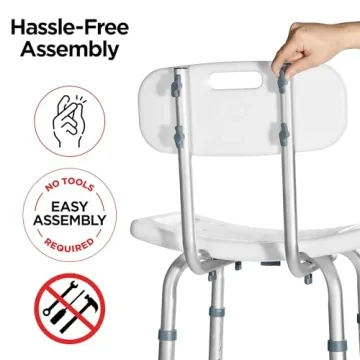 Comfortable Medical King Shower Chair Set of 3 Safety