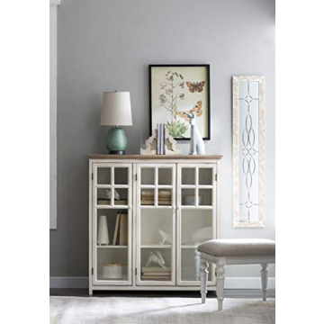 Elegant Distressed White Corbel Bookends Set of 2