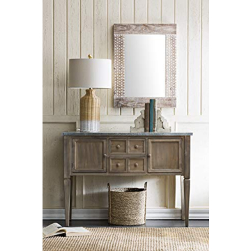 Elegant Distressed White Corbel Bookends Set of 2