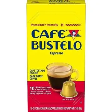 Café Bustelo Espresso Capsules for Nespresso - 40 Count