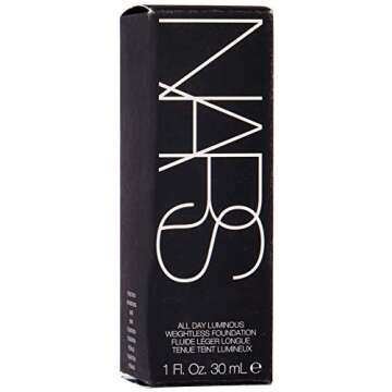 NARS All Day Luminous Weightless Foundation, No. 6 Ceylan/Medium, 1 Ounce, I0005677