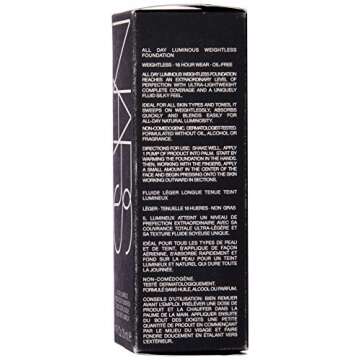 NARS All Day Luminous Weightless Foundation, No. 6 Ceylan/Medium, 1 Ounce, I0005677