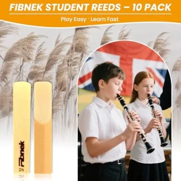 Fibnek Bb Clarinet Reeds Strength 2.5 – Ideal for Students