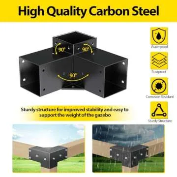 Durable APRILSOUL Pergola Kit for Outdoor Gatherings