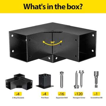 Durable APRILSOUL Pergola Kit for Outdoor Gatherings