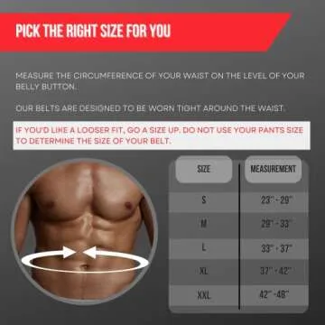 Lift Tech Fitness 4'' Padded Weight Lifting Belt