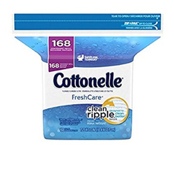 Cottonelle Fresh Care Flushable Wipes Refill Pack - Larger, Softer & Stronger