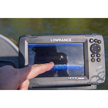 Lowrance HOOK Reveal 7 SplitShot - 7-inch Fish Finder with SplitShot Transducer, Preloaded C-MAP US Inland Mapping