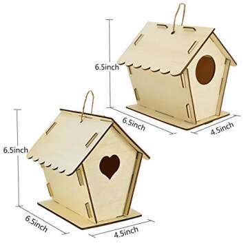 Creative DIY Birdhouse Kit for Kids and Adults