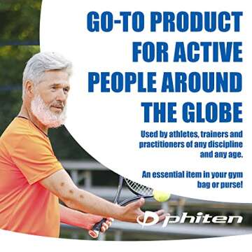 Phiten Titanium Power Tape Discs - 70 Water-Resistant Athletic Tapes