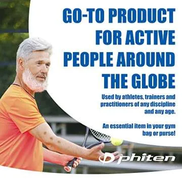 Phiten Titanium Power Tape Discs - 70 Water-Resistant Athletic Tapes