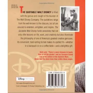 Quotable Walt Disney (Disney Editions Deluxe)