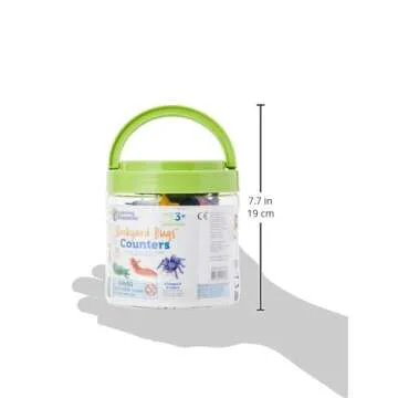 Learning Resources in The Garden Critter Counters - 72 Pieces, Ages 3+ Toddler Learning Toys, Math Games for Kids, Math Manipulatives