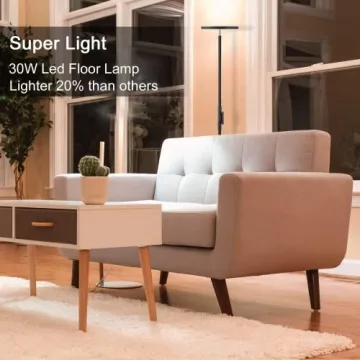 JOOFO Sky LED Floor Lamp 30W 2400LM Remote Touch Control