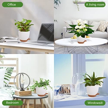 Vanslogreen Self-Watering Flower Pots for All Plants