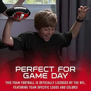 Buccaneers Foam Football - Perfect for Kids 3-8 Years