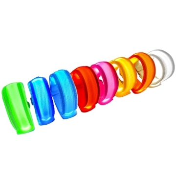KIRALUMI 8 PCS LED Glow Bracelets, Christmas Light Up Bracelets Set - Glow in The Dark Party Bracele...