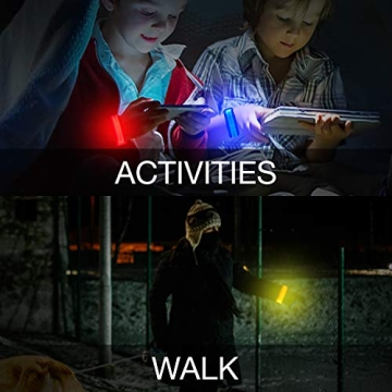 KIRALUMI 8 PCS LED Glow Bracelets, Christmas Light Up Bracelets Set - Glow in The Dark Party Bracelets Favors Supplies for Christmas, Concerts, Festivals, Game Prizes, Sports, Rave Accessories.