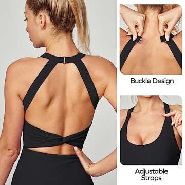 Ewedoos Tennis Dress with Built-in Shorts & Bra