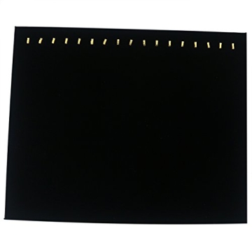 Ogrmar Velvet 17 Hook Necklace Display Organizer