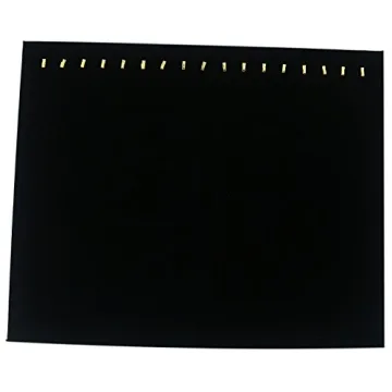 Ogrmar Velvet 17 Hook Necklace Display Organizer