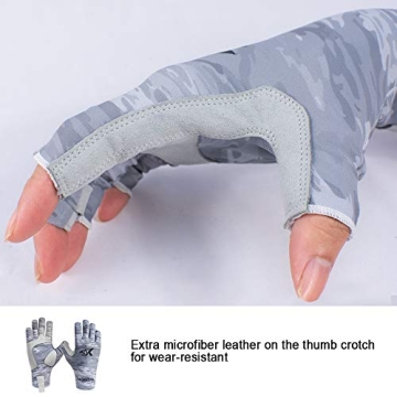 KOOFIN GEAR Fishing Gloves with UPF 50 Sun Protection