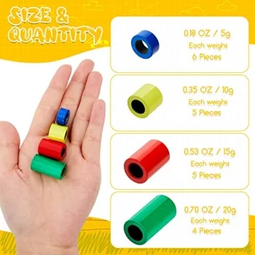 Pajean Adjustable Pencil Weights for Writing Support