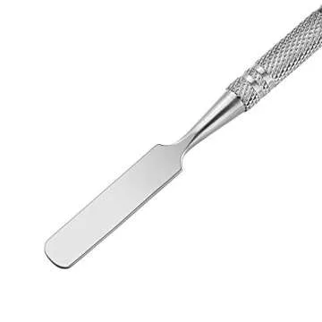 Wismee 5Pcs Stainless Steel Makeup Spatula Set