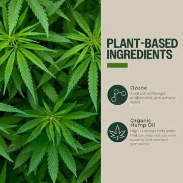 Pur O3 Fully Ozonated Hemp Oil - Pure, Natural, Organic Ozonated Oil - Hemp Oil Skin Care from Ozonated, Oxygenated Hemp Oil - Ozone Oil Hemp in a Glass Jar, 2 oz