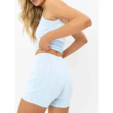 NUFIWI Summer Y2K Two Piece Women Outfit – Lace Trim Style