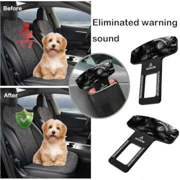 noxozoqm (2Pack) Car Belt Cover Pads, Shoulder Belt Pads ，Comfortable and Convenient fo You and Your Family