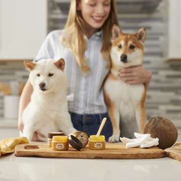 Petsmont Touch & Heal Organic Paw Balm for Dogs 2oz - Cream Lotion Protection Moisturizer Nose Natural Soother Hot Pavement Wax Dry Paws Cracked Butter Protectors Pad Snout Puppy Elbow Foot Pet