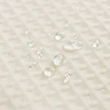 Barossa Luxury Waffle Weave Shower Curtain 84 Inch