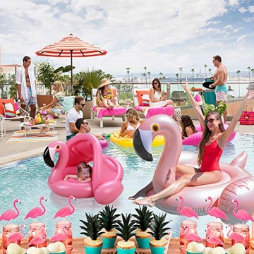 Shop Cute Flamingo Baby Pool Float with Sunshade Today