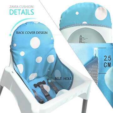 Durable AT Seat Covers Cushion for IKEA Highchair