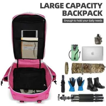 KXBUNQD Military 45L Tactical Assault Backpack 3 day assault pack with Molle Waterproof backpack Rucksack for Tactical Backpacks