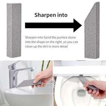 25 Pcs Pumice Stone Toilet Cleaner for Effortless Stain Removal