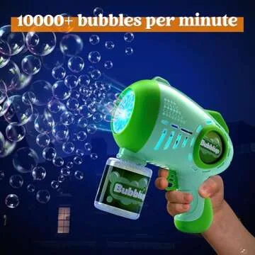 Joyful JOYIN Bubble Guns: 10,000 Bubbles per Minute
