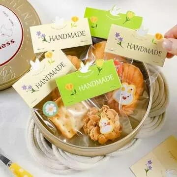 350Pcs Resealable Cellophane Bags for Gifts & Treats